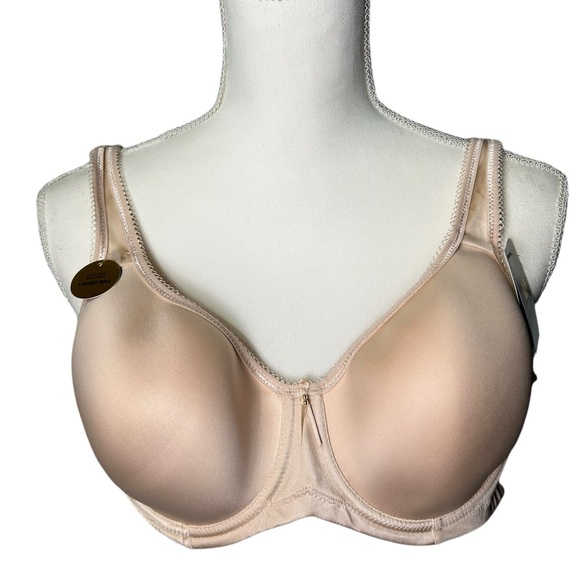 WACOAL T shirt lightweight breathable tan full bust underwire bra 853192 NWT - Picture 2 of 10